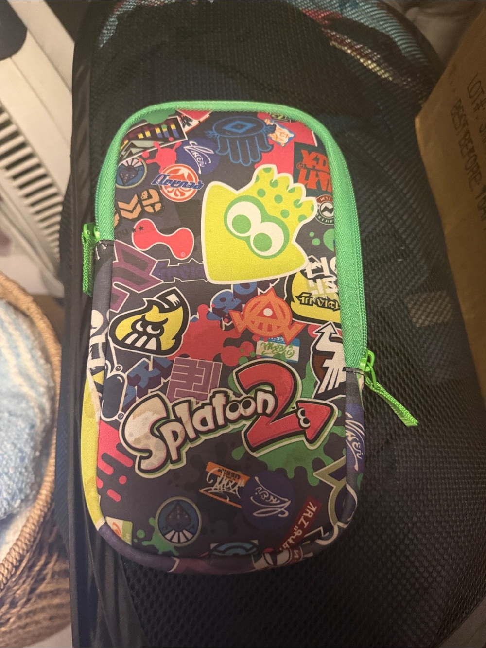 Nintendo Splatoon 2 - Switch case - Neon Green Trim and Multi